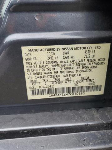 1N4BA41E47C830390 | 2007 Nissan maxima se