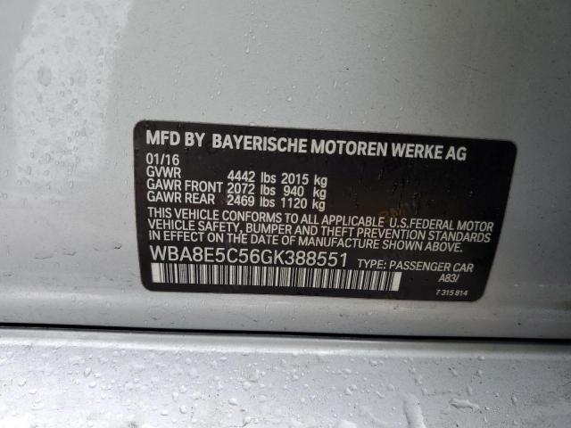 WBA8E5C56GK388551 | 2016 BMW 328 D