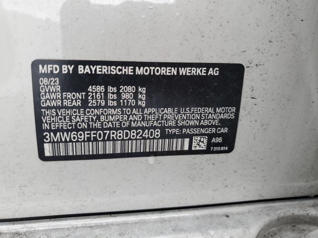 3MW69FF07R8D82408 | 2024 BMW 330I