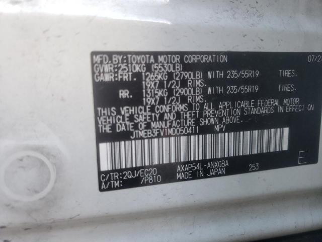 2021 TOYOTA RAV4 PRIME - JTMEB3FV1MD050411
