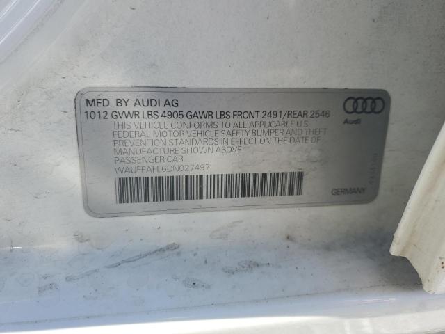 VIN WAUFFAFL6DN027497 2013 Audi A4, Premium Plus no.12