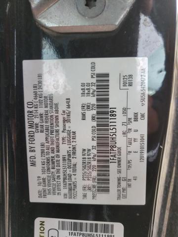 1FATP8UH5L5111891 Ford MUSTANG