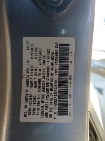 1HGCR2F33DA036394 | 2013 Honda accord lx