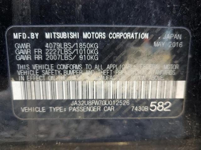 2016 MITSUBISHI LANCER GT JA32U8FW7GU012526