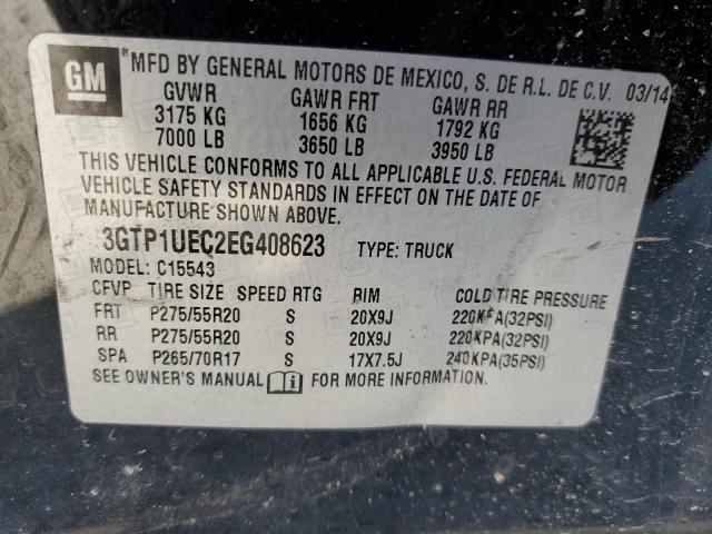 3GTP1UEC2EG408623 | 2014 GMC SIERRA C15