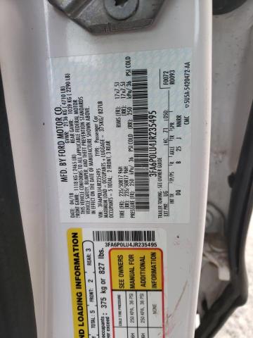 3FA6P0LU4JR235495 2018 FORD FUSION - Image 13