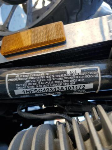 2003 HONDA VTX1800 S - 1HFSC49343A103172