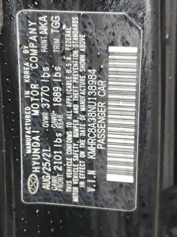 2022 HYUNDAI VENUE KMHRC8A38NU138984