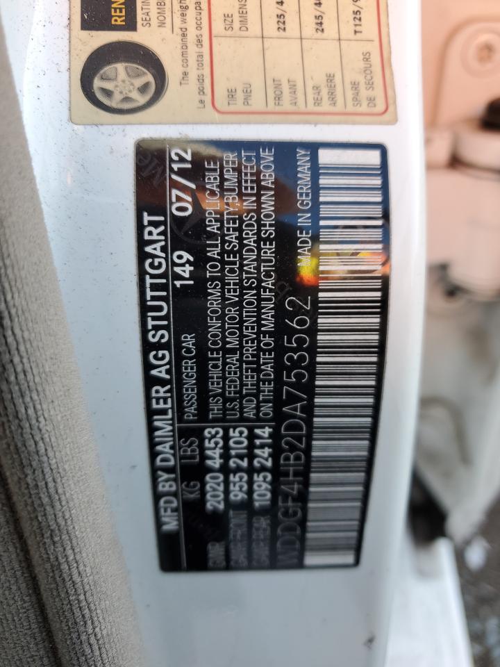 wddgf4hb2da753562 WDDGF4HB2DA753562 2013 Mercedes-Benz C 250