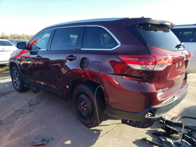 VIN 5TDJZRFH2KS954518 2019 Toyota Highlander, SE no.2