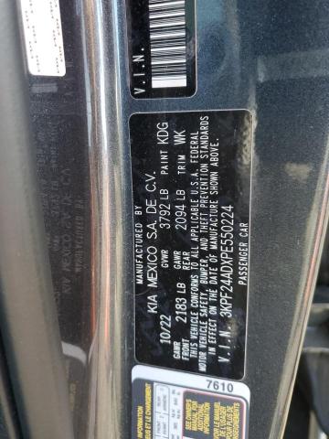 3KPF24ADXPE550224 | 2023 KIA FORTE LX
