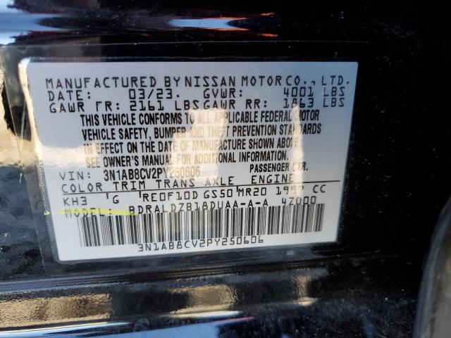 3N1AB8CV2PY250606 | 2023 NISSAN SENTRA SV