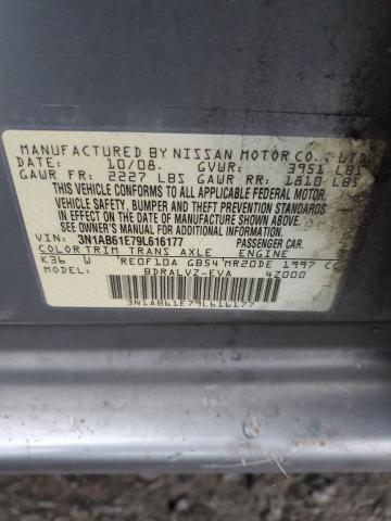 2009 Nissan Sentra 2.0 VIN: 3N1AB61E79L616177 Lot: 51063654