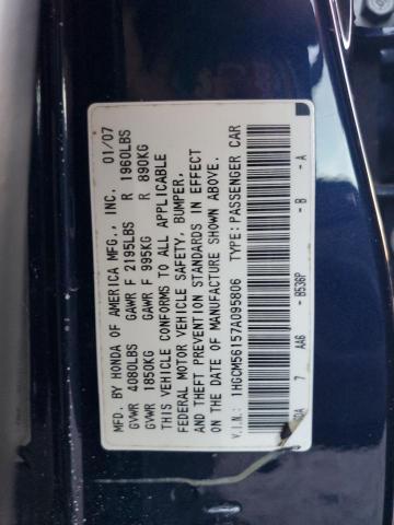 1HGCM56157A095806 | 2007 Honda accord value