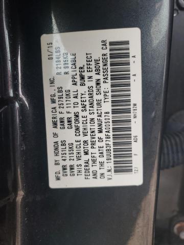 2015 ACURA TLX ADVANC 19UUB3F78FA005078
