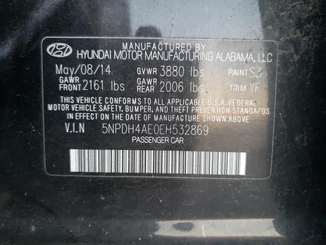 5NPDH4AE0EH532869 | 2014 HYUNDAI ELANTRA SE