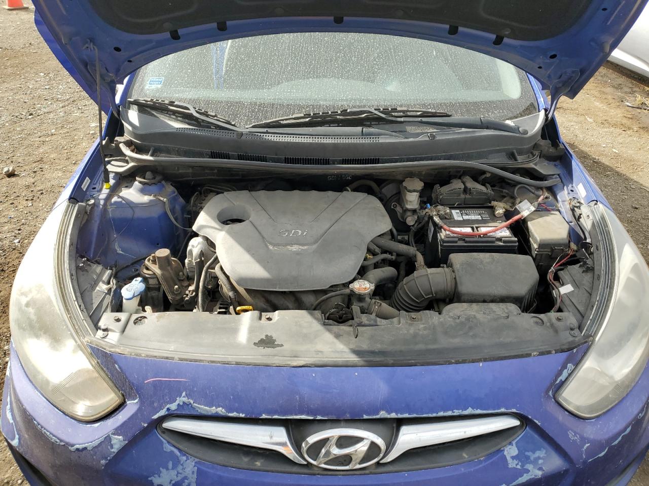 KMHCT4AEXDU318563 2013 Hyundai Accent Gls