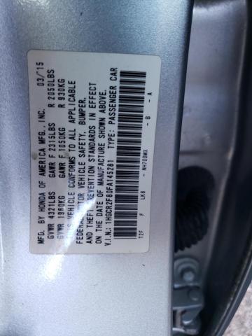 1HGCR2F80FA145281 | 2015 HONDA ACCORD EXL