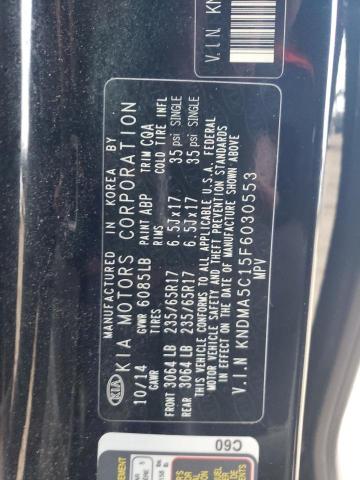 2015 KIA SEDONA L - KNDMA5C15F6030553