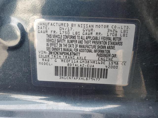 2017 NISSAN VERSA S - 3N1CN7APXHL879477