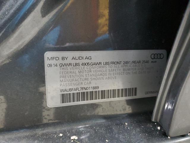 VIN WAUBFAFL7FN011889 2015 Audi A4, Premium no.12