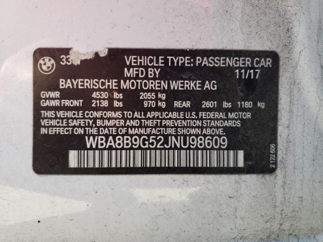 2018 BMW 330 I - WBA8B9G52JNU98609