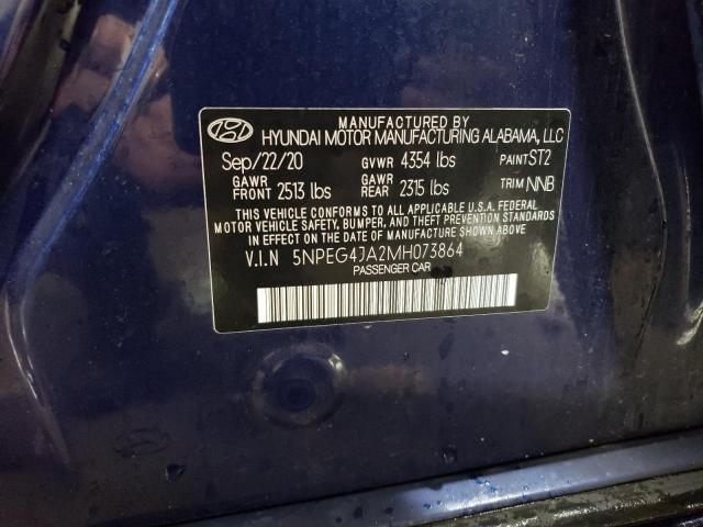 5NPEG4JA2MH073864 | 2021 HYUNDAI SONATA SE