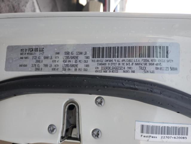 2017 RAM 3500 LONGH 3C63R3KL6HG623214