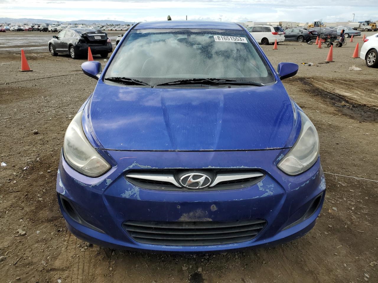 KMHCT4AEXDU318563 2013 Hyundai Accent Gls