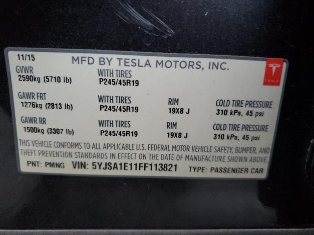 5YJSA1E11FF113821 | 2015 Tesla model s