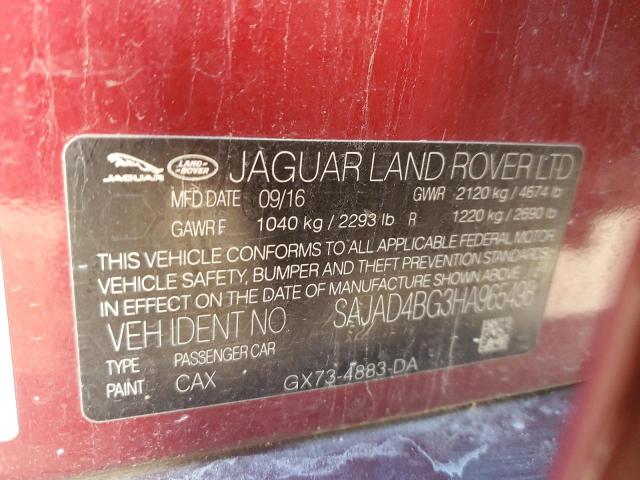 2017 JAGUAR XE PREMIUM - SAJAD4BG3HA965498