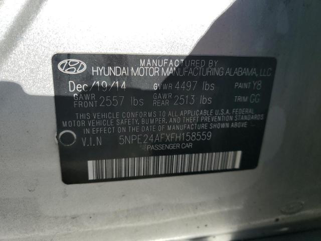 2015 HYUNDAI SONATA SE - 5NPE24AFXFH158559