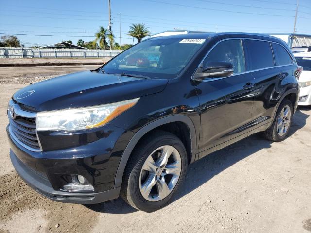 VIN 5TDYKRFH2FS039614 2015 Toyota Highlander, Limited no.1