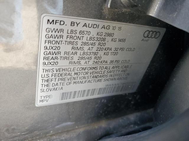 WA1VAAF79HD001868 2017 AUDI Q7, photo no. 13