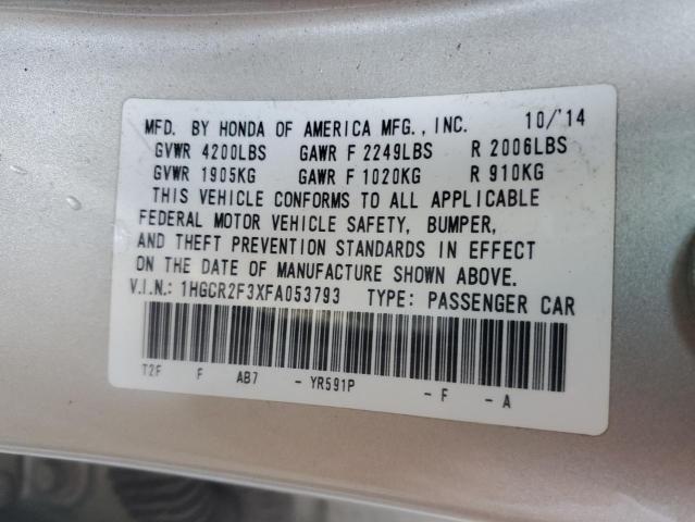 2015 HONDA ACCORD LX - 1HGCR2F3XFA053793