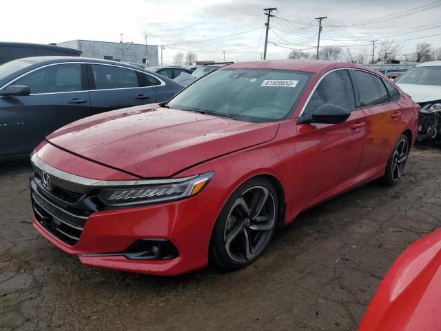 1HGCV1F39NA002225 | 2022 HONDA ACCORD SPO