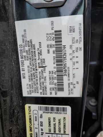 3FA6P0H77ER261744 | 2014 FORD FUSION SE