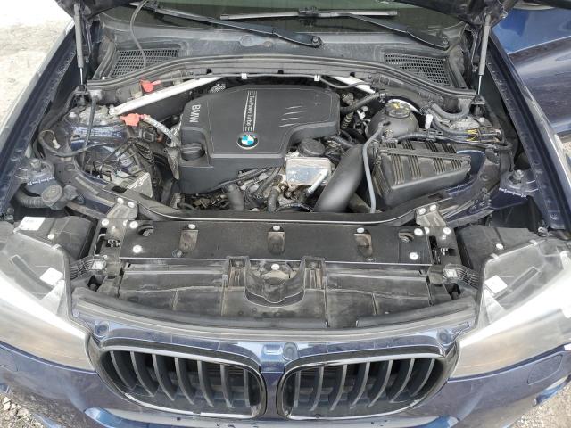  BMW X3 2017 Синий
