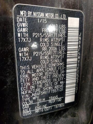 2015 NISSAN JUKE S - JN8AF5MV1FT557131