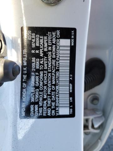2020 HONDA CIVIC LX - SHHFK7H38LU417060