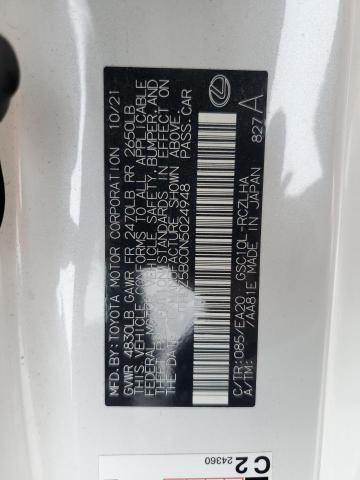 2022 Lexus Rc 350 Base VIN: JTHDZ5BC0N5024948 Lot: 82876993