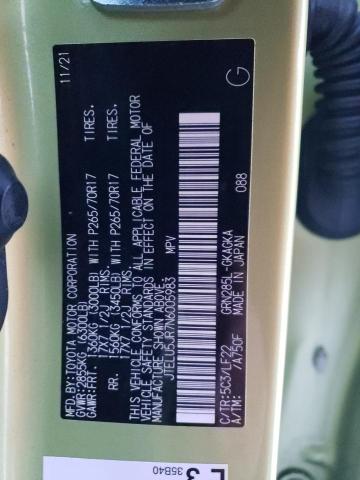 JTELU5JR7N6005983 Toyota 4runner Sr5 Premium 2022