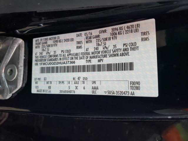 1FMCU0GD2HUA37366 2017 FORD ESCAPE, photo no. 13