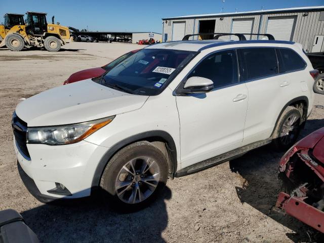 VIN 5TDKKRFH7FS111722 2015 Toyota Highlander, Xle no.1