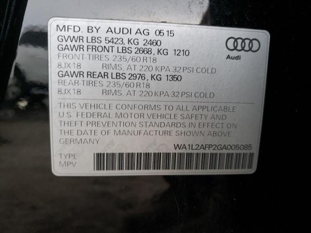 VIN WA1L2AFP2GA005085 2016 Audi Q5, Premium Plus no.14