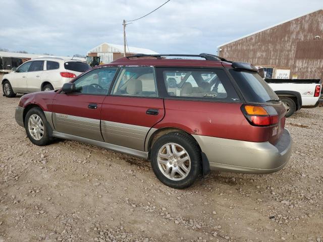 2002 Subaru Legacy Outback VIN: 4S3BH665227627199 Lot: 79149133