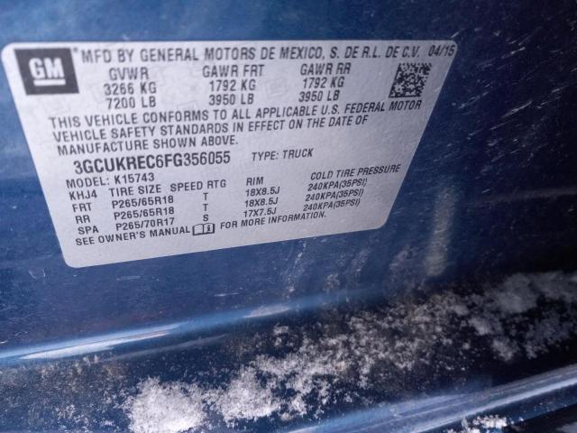 2015 CHEVROLET SILVRDO LT 3GCUKREC6FG356055
