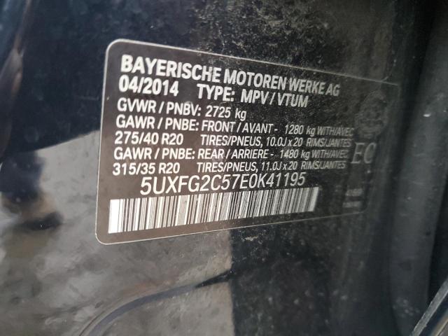 5UXFG2C57E0K41195 2014 BMW X6 - Image 12