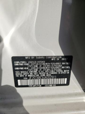 JF2GTABC9JH202911 | 2018 SUBARU CROSSTREK