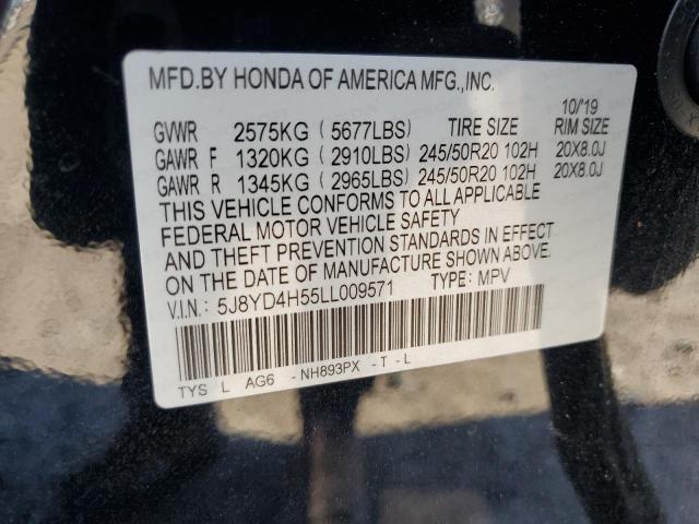 5J8YD4H55LL009571 | 2020 ACURA MDX TECHNO